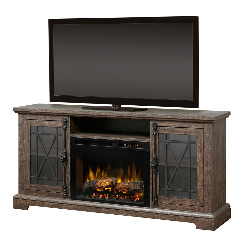 Dimplex Natalie Media Console Electric Fireplace With Logs for TVs up