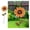 36 h, variant on Flower Garden Stakes Metal - 22" Spring Yard Art - Decorative Plant Stake for Lawn, Patio, Pathway - Indoor Outdoor Decor