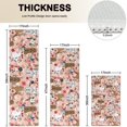thumbnail image 4 of Poodle Dog and Flower Floral Kitchen Rugs Sets Of 3,Kitchen Runner Rugs Non Skid Washable,Decorative Kitchen Floor Mats for Kitchen,Sink,Laundry,17"x30"+ 17"x47" + 17"x59", 4 of 6