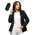 thumbnail image 2 of GUACER Womens Waterproof Hooded Raincoat with Pockets Lightweight Packable Active Outdoor Windbreaker Jackets, 2 of 9