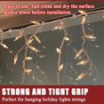 thumbnail image 4 of WWS-100-Pieces Mini Christmas Light Suction Cups Clips, Holiday Light String Hooks Holders, Light Caddy Window Glass Suction Cup for Hanging Xmas Lights & Seasonal Decorations, 4 of 4