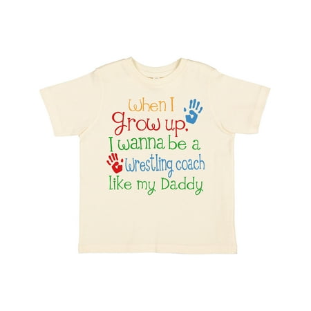 

Inktastic Wrestling Coach Like Daddy Gift Toddler Boy or Toddler Girl T-Shirt