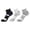 Colorful, variant on Ankle Socks 3 Pairs Unisex Multi-color & Pattern Low Cut Sport Socks Breathable Sweat-wicking Shock Absorbent Ankle Socks for Running Basketball Daily