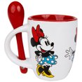 thumbnail image 2 of Disney Minnie Mouse Classic Poses Ceramic Espresso Mug with Spoon, 2 of 5