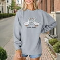 thumbnail image 1 of Chandail à Capuche Imprimé pour Femmes, Manches Longues, Col Rond, Mode Décontractée, Veste de Jogging à Fermeture Éclair Complète, Confortables, Grande Taille, 1 of 3