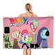 thumbnail image 1 of Mundo de Dandys Toalla de playa de secado rápido con diseño temático, regalo para mujeres y niñas, ideal para cumpleaños, fans, amantes de la música, uso en la playa o al aire libre, 78 × 160 cm, 1 of 6