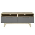 thumbnail image 3 of Allora 47" Particleboard TV Stand for TVs up to 50" in Natural/Gray, 3 of 5