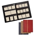 thumbnail image 4 of fastboy Livre de Rangement à Timbre Noir Facile à Localiser Organiser Poches Meilleur Livre de Rangement ABS Imperméable Noir Marron Bleu, 4 of 9