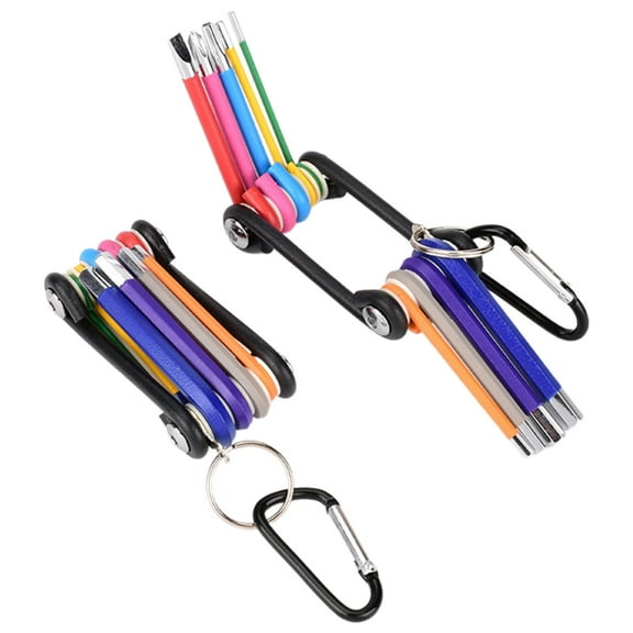 SIEYIO 9Piece Multifunctional Screwdriver and Allen Key Wrenches Tool Kits for Home Repairs and Engineering