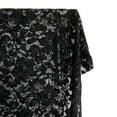 thumbnail image 5 of Zelouf Lucia Stretch Lace  , Sewing, DIY, Crafts Fabric by the Yard, Black, 1 Yard, 5 of 6