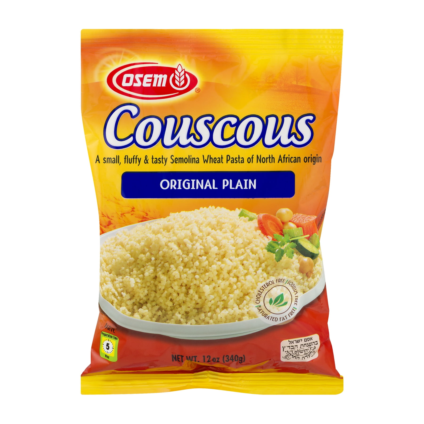 Osem North African Couscous, Original Plain, 12Ounce Boxes