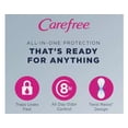 thumbnail image 3 of Carefree Panty Liners, Regular Liners, Wrapped, Unscented, 54ct (Packaging May Vary), 3 of 5