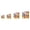 Orange, variant on TINGXIN Pvc Adhesive Tile Stickers 10Pcs Geometric Square Grid 10X10cm for Kitchen Floor Furniture Decoration - Geometric Wall Sticker, Self-Adhesive Grid Tile