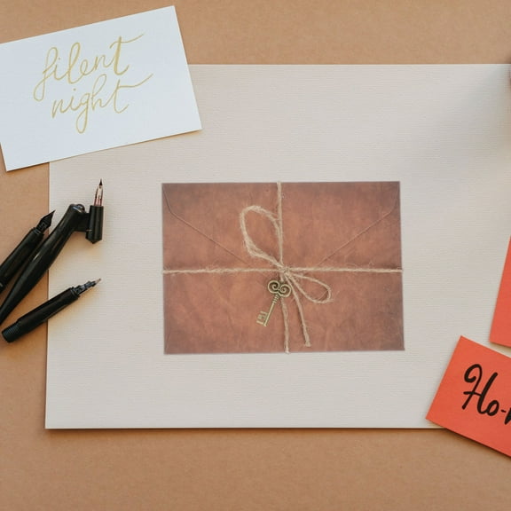 IBASETOY Vintage Handwritten Love Letters Kit with A5 Size Paper and Envelopes Ideal for Valentine's Day