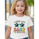 thumbnail image 1 of Girls' Back to School T-Shirt - "Lookin' Cool" Cartoon Print with Stars, Yellow Short Sleeve Top, Casual Summer essential for Students, Back to School Clothes, 1 of 7