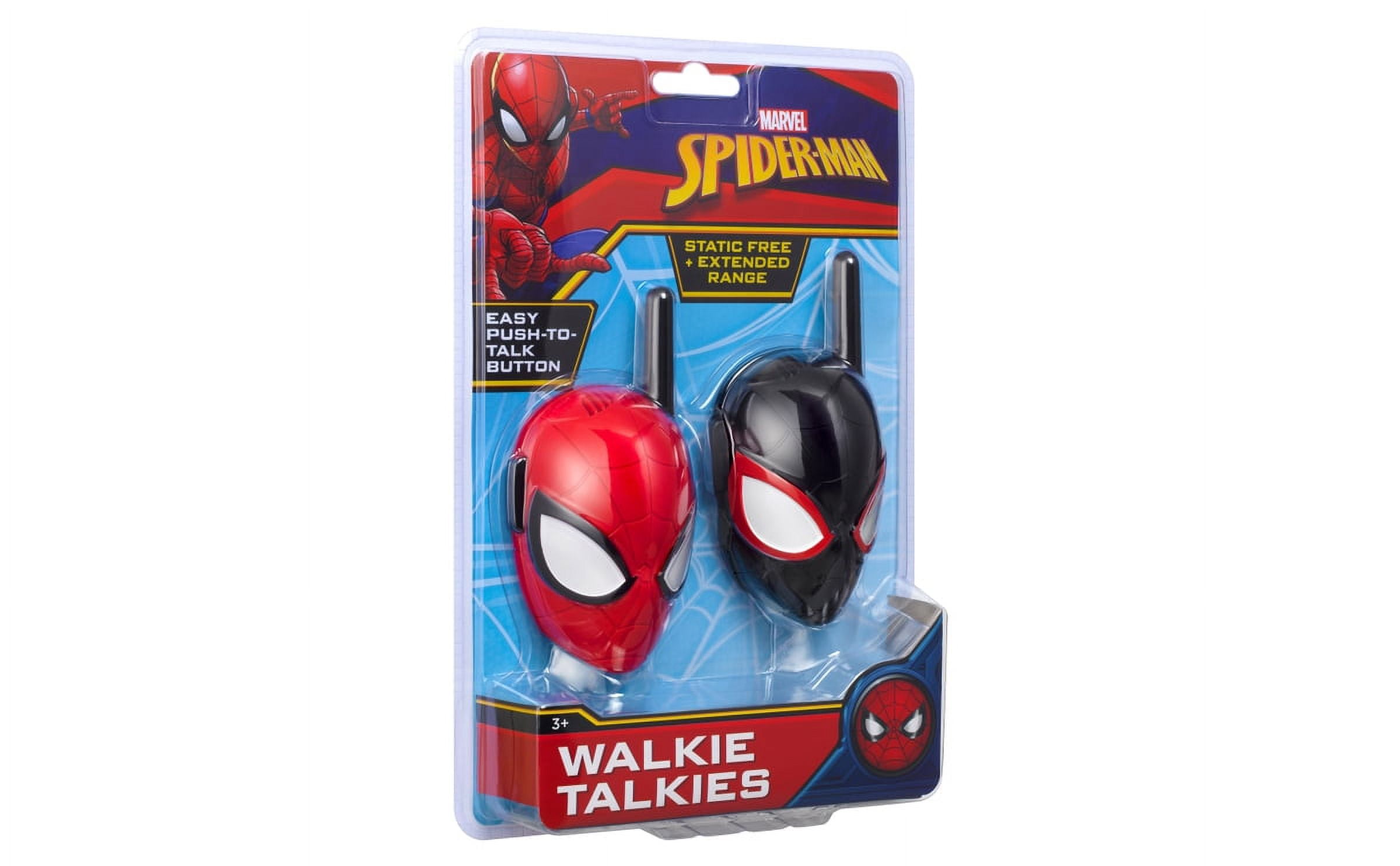 Marvel Spiderman Extended Range Walkie Talkies   Toy Phones  Push to Talk Button, Children Ages 3+  (图2)