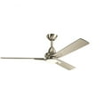 thumbnail image 2 of 300031BSS Kichler Lighting Kosmus - Ceiling Fan with Light Kit - with Contemporary inspirations - 15 inches tall by 52 inches wide-Stainless Steel, 2 of 4