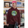 thumbnail image 2 of Worried World Toon Style Hoodie Men -Image by Shutterstock, Male 3X-Large, 2 of 4