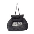 thumbnail image 4 of Asiento elevador para perros, asiento para perros para automóvil, portátil, cómodo, protección para , perrera al aire libre, mascotas, asiento Negro, 4 of 8