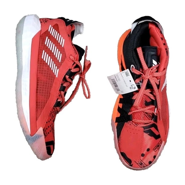 Ad-id-as Dame 6 Damian Lillard Basketball Shoes Men's Size 6 Red New FW4341
