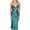 Green, variant on IROINNID V-Neck Dress For Women Sleeveless Cold Shoulder Backless Dress Nightdress Party Dress Knee-Length Solid Color Sundress