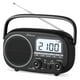 thumbnail image 1 of Radio portátil Audiocrazy AM FM con Bluetooth negra, 1 of 8