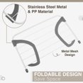 thumbnail image 4 of Multifunctional Foldable Drying Rack Household Indoor Outdoor Balcony Adjustable Shelf Clothes Towel Shoe Hanger New, 4 of 8