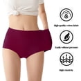 thumbnail image 3 of Calzoncillos de cintura alta FallSweet No Show para mujer, paquete de 5, 3 of 4