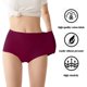 thumbnail image 3 of Calzoncillos de cintura alta FallSweet No Show para mujer, paquete de 5, 3 of 4