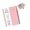 Pink, variant on 2026 Weekly Monthly Planner Twin Wire Binding Academic Planner From Jan to Dec For Daily Scheduling 6.5x8.5Inch