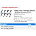 thumbnail image 2 of Ignition Coil Kit - Compatible with 2006 - 2008 Jeep Commander 3.7L V6 2007, 2 of 2