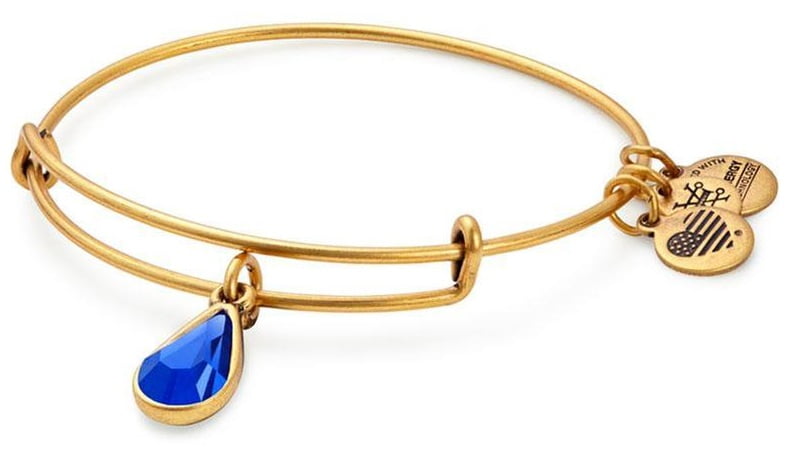 September Drop Charm Bangle Bracelet - Rafaelian Gold - A17EB48RG