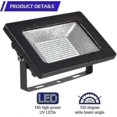 thumbnail image 2 of [2 Pieces] Led Black Light Spotlight, Lunsy Uv Floodlight 30 W Black Light Lamp Party Light, Ip66 Waterproof Fluorescence Black Light With 150 Leds Uv, 2 of 5