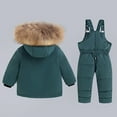 thumbnail image 4 of GYRATEDREAM Toddler Boys Snowsuit Girls Snow Pant and Jacket Bib Winter Kids Clothes Coat 1-5T, 4 of 17