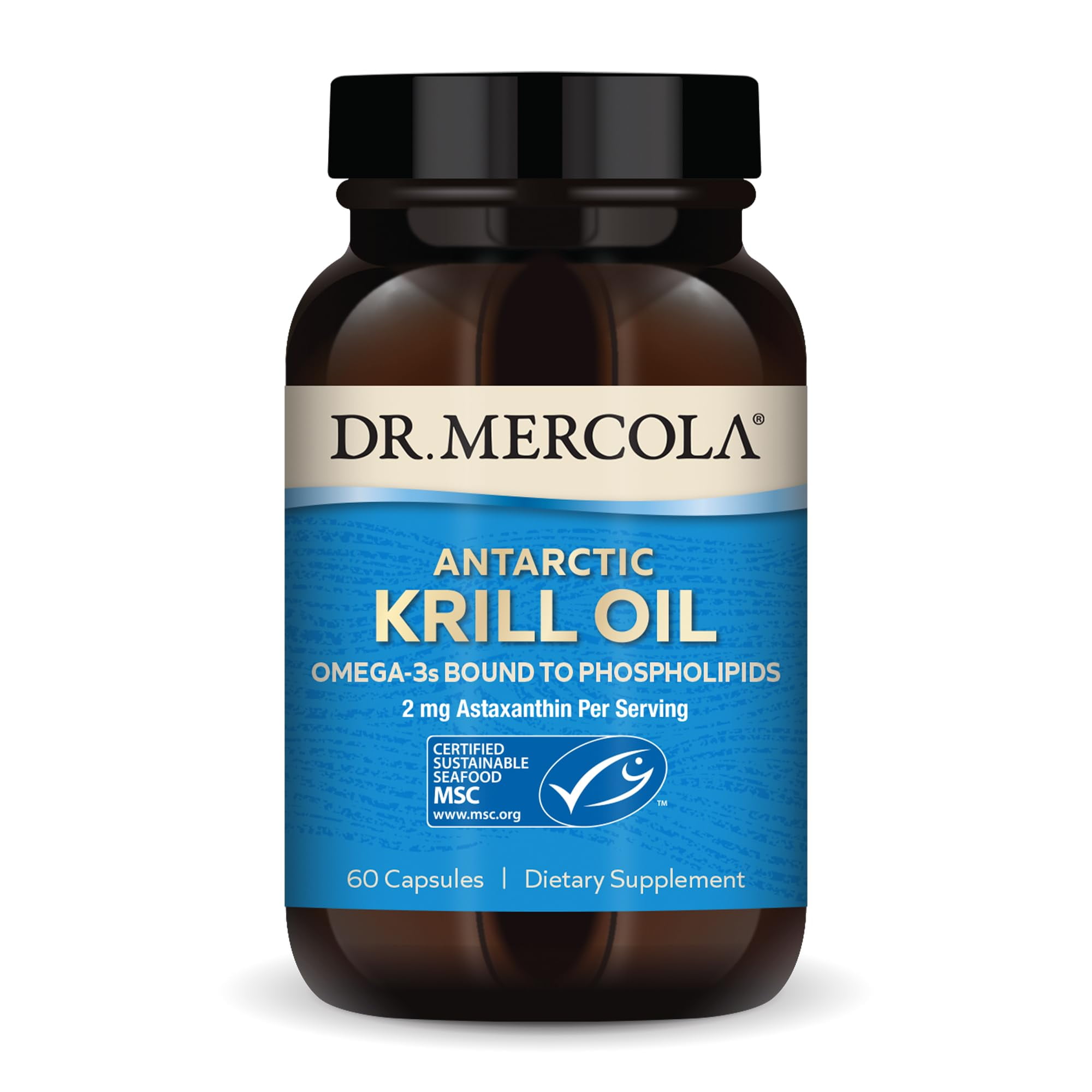 Dr. Mercola Krill Oil for Women, 90 Capsules, Omega-3s Astaxanthin