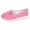 1Hot Pink, variant on Womens Slip on Platform Loafers Fashion Metal Chain Low Top Moccasins Lightweight Casual Office Travel Daily Driving Walking Shoes Green Size 7.5