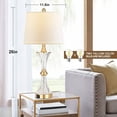 thumbnail image 3 of Touch Table Lamps 2Pack Bedside USB Dimmable,Bulbs Included, 3 of 7