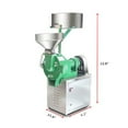 thumbnail image 2 of Commercial Rice Soybean Rice Milk Electric Grinding Machine Dry Wet Dual 110V, 2 of 13