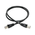 thumbnail image 2 of Eaton Tripp Lite Series Cat6a 10G Snagless Shielded STP Ethernet Cable (RJ45 M/M), PoE, Black, 3 ft. (0.91 m) - Patch cable - RJ-45 (M) to RJ-45 (M) - 91 cm - STP - CAT 6a - IEEE 802.3af - molded, snagless, stranded - black, 2 of 7