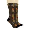 thumbnail image 2 of ThisWear Nerdy Cat Lover Gifts Cat Novelty Socks Cats and Books Cat Pattern Sock 6-Pairs Novelty Crew Socks, 2 of 5