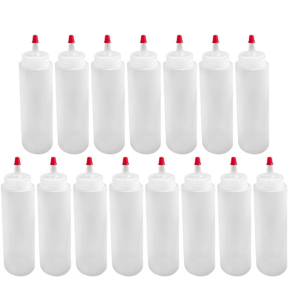 HOMEMAXS  15 Pcs Sauce Squeeze Bottles for Sauces Multipurpose