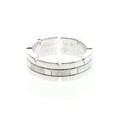 thumbnail image 1 of Pre-Owned Cartier Tank Française Ring White Gold (18K) Fashion No Stone Band Ring Silver, 1 of 9