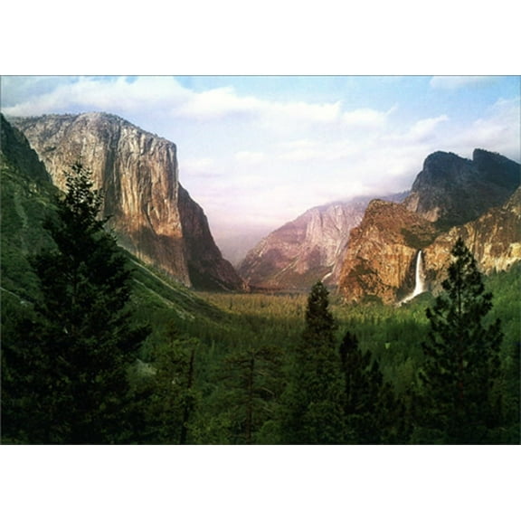 Avanti Press Bridalveil Falls : Yosemite Valley America Collection Blank Note Card
