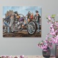 thumbnail image 4 of David Mann Motorcycle Art Gnghost Rider Prints Poster (56) Wall Art Poster Gifts Bedroom Prints Home Decor Hanging Picture Canvas Painting Posters 16x20inch(40x50cm), 4 of 6