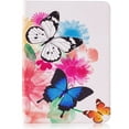 thumbnail image 4 of Allytech Galaxy Tab S3 9.7" T820 T825 Case, PU Leather Slim Fit Lightweight Protective Shockproof Cards Slots Wallet Case Inner TPU Back Cover for Samsung Galaxy S3 9.7" T820, Butterfly, 4 of 7