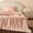 Peach Blush, variant on CinYana 100% Cotton Boho Throw Blanket, Luxury Soft Bed Blanket,Sage Green Vintage Blanket, Silky Blanket for Bed Couch Sofa, Reversible Blanket with Fringes,80" x 90"(Sage Green,Queen)