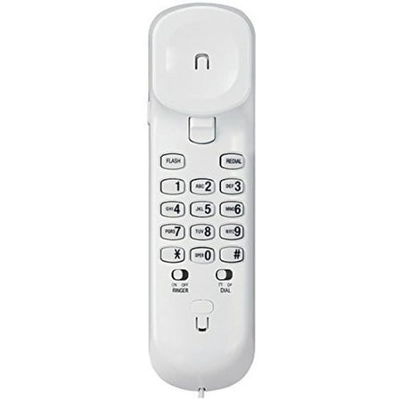 Style Corded Telephone - Corded Trim Style Telephone, White