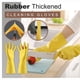 thumbnail image 1 of Guantes de Limpieza de Goma Gruesa, Resistentes Al Aceite y a Las Perforaciones, con Palma Antideslizante, Versátiles para Uso Doméstico y En La Cocina, de Goma Natural Duradera, 1 Par, 1 of 2