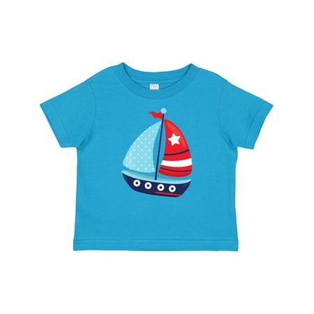 

Inktastic Sailing Boat Sailor Sailing Sails Boat Ship Gift Baby Boy T-Shirt