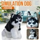 thumbnail image 2 of Juguete de peluche con simulación de perro husky, modelo animal, 23 cm, regalo para niños, 2 of 5
